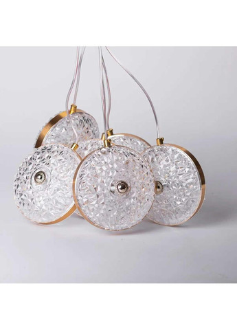 Гірлянда-штора Діамант 3 метри 6 фігур, теплий білий 6L3MDIA Garlando (370373381)