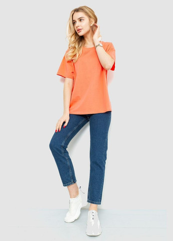 Футболка женская однотонная, цвет серый, Ager - (269342372)