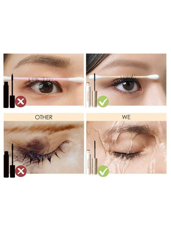 Чорна Водостійка туш для вій 6гр Focallure (311216538)