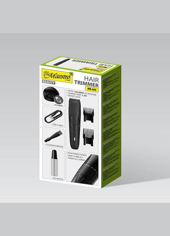 Машинка для стрижения волос аккумуляторная MR-640 Maestro (334004453)