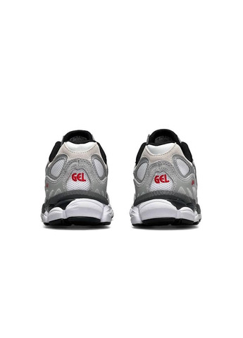 Білі Осінні кросівки чоловічі asics gel - nyc white steel gray асікс гель нюк No Brand