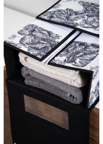 Органайзер BS-S01 ткань. ж/к Anthracite Flowers 15x38.1x32.5 см (BS-S01 ткань. с/к Anthracite Flowers) IDEA HOME (365277301)