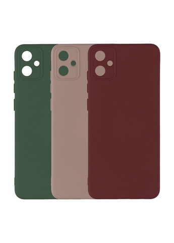 Чехол Silicone Cover Full Camera (A) для (A055) Цвет 71.Dark Green No Brand Samsung Galaxy A05 (336153111)