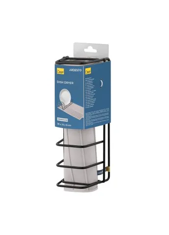 Сушилка для посуды Minimalism 39х25х8см, силикон, металл, серый (ARHK4102DR) Ardesto Minimalism 39х25х8см, силікон, метал, сірий (396097719)