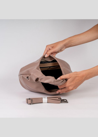 Сумка жіноча Крос боді функціональна бежева з екошкіри NIUNIU (340239665)