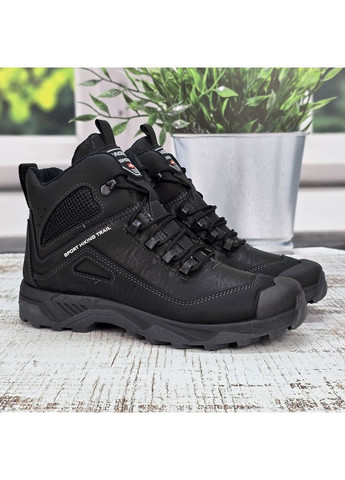 Черевики чоловічі зимові чорні на шнурках Paolla (366341474)