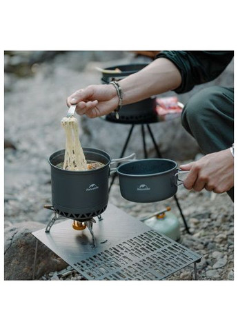 Набор туристической посуды CNK2300CJ0002 1,8 л алюминий (6976023929571) Naturehike CNK2300CJ0002 1, 8 л алюміній (369881793)