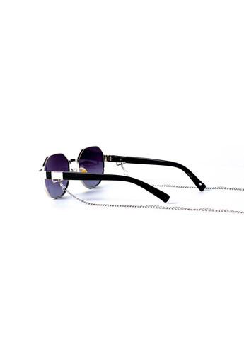 Сонцезахисні окуляри з поляризацією та ланцюжком Фешн-класика жіночі 389-410 LuckyLOOK (291886035)
