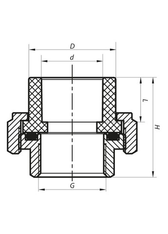 Згін-американка ВР 20x1 / 2F PPR K0129.PRO (KP0164) KOER (315442919)