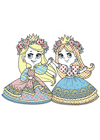 Книга Чарівні водяні розмальовки. Подружки Кристал Бук F00024235 (352691064)