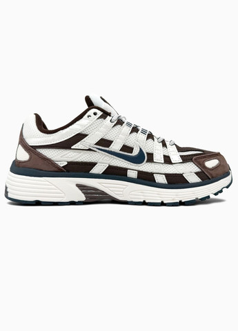 Кросівки жіночі і чоловічі Nike P-6000 White Brown | Найк Р-6000 коричневі No Brand коричневі демісезони (342717906)