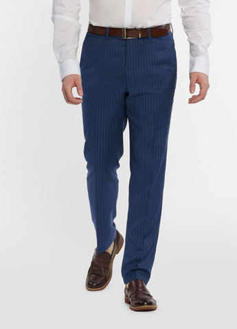 Синие кэжуал демисезонные брюки Arber