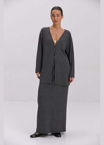 Жіночий трикотажний костюм зі спідницею і кардиганом Arjen (319311951)