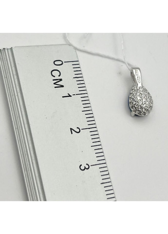 Срібний кулон з зеленим опалом 0,97 г No Brand (369737494)