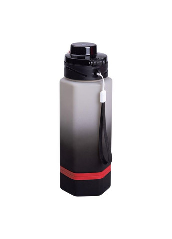 Пляшка для води 650 мл пляшечка з поїлкою для спорту та школи 23 см Keep Going Чорна HP-14-47B Yiwu (370973862)