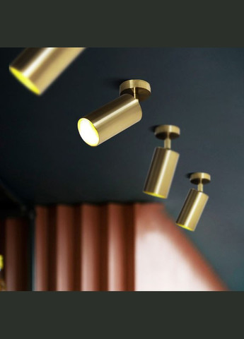 Люстра потолочная на 1 лампочку 26656 Латунь 10х10х20 см. Sunnysky (364758353)