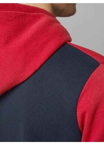 Толстовка JJELOGO BLOCKING SWEAT HOOD NOOS 12172344 Tango Red Jackandamp;Jones M Червоний 12172344TANGORED JACK&JONES (395633094)