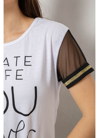 Біла всесезон піжама жіноча, колір білий, 243r1488-002 Isik