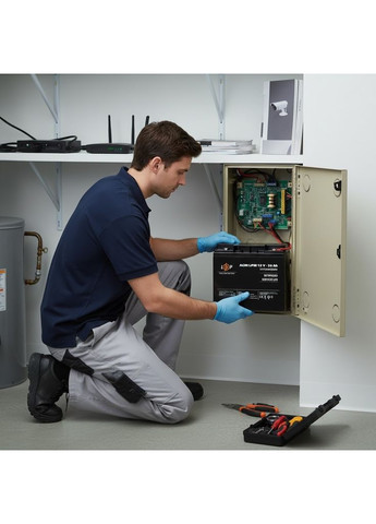 Акумулятор 12 V 20 Ah LPM, кислотний під болтове кріплення М5/Акумуляторна батарея/Акумулятор до джерела AGM (370259601)