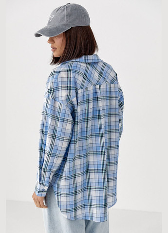 Голубой рубашка Lurex