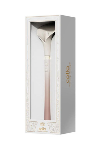 Роскошный вибромассажер – Calla Blossom Pink, двухсторонний, 2 мотора Zalo (369953000)