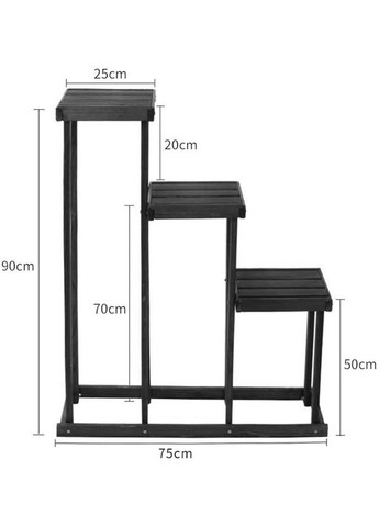 Подставка для цветов из дерева Авелоса морион (ЦСТ-011511) No Brand (328227222)