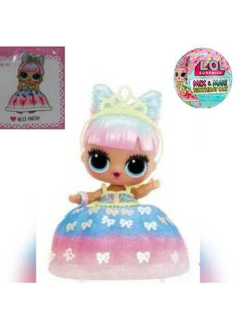 Ігровий набір Lol Surprise Mix Make Birthday Cake Miss partay Tots with Collectible Doll DIY Cake лялька лол кейс 593140 L.O.L. Surprise! (323480909)