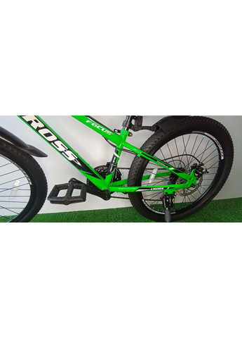 Велосипед Focus 24",рама сталь12",черно Cross (372113796)