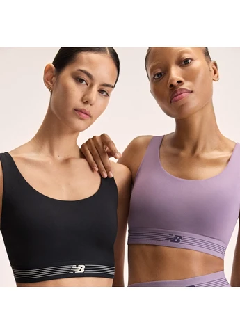 Женский черный топ AC Train Bra 40 (L) (WB61Q0QKBK) New Balance — 392841439