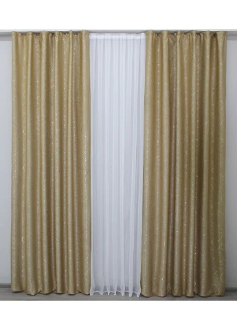 Шторная ткань лён рогожка, коллекция "Саванна" 982ш VR-Textil (298122337)