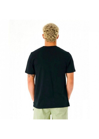 Черная мужская футболка corp icon tee 03gmte-90 Rip Curl