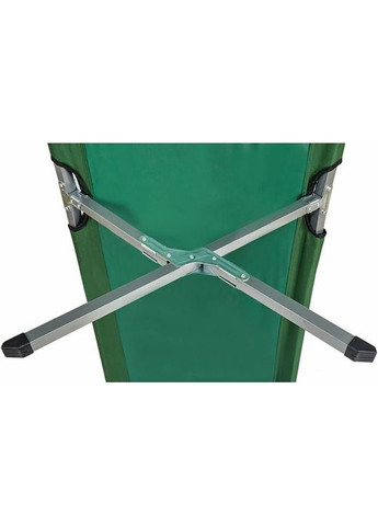 Кемпінгова туристична розкладачка "Нато" 187х70х42 см Зелений No Brand (334011292)