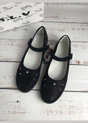 Дитячі туфлі для дівчинки Чорний (189) M.L.V (347236350)
