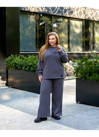 Жіночий костюм з теплого трикотажу Fashion (366018131)