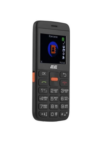 Мобільний телефон (бабушкофон) T180 MAX Black (688130251051) 2E (330029925)