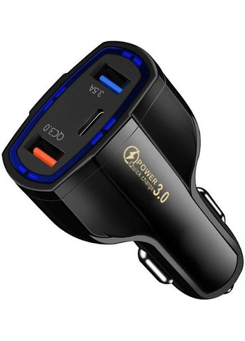 Автомобільний зарядний пристрій CWa 2USB Type-C PD35W QC 3.0 ( ) PD (317297497)