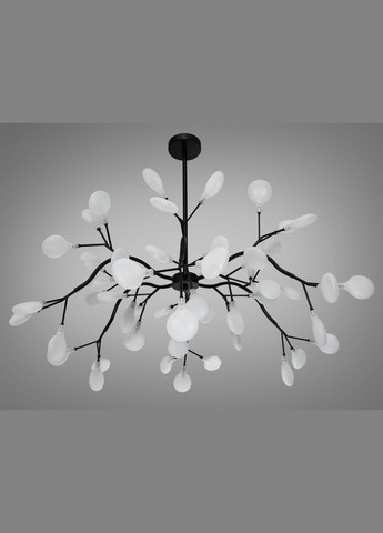 Люстра-підвіс металева чорна на штанзі 54 ламп G4 100х80 см Diasha (301346468)