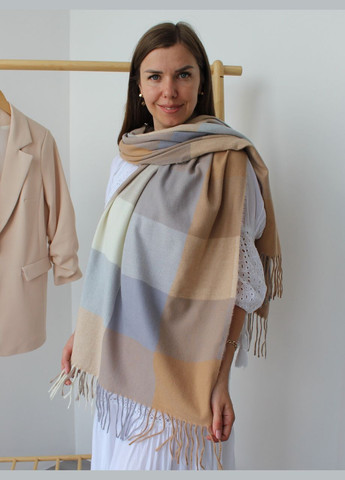 Кашемировый шарф в клетку "Лана" 138004 Cashmere (328288206)