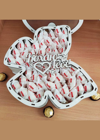 Подарунковий бокс метелик з цукерками Raffaello (ar64) No Brand (315888754)