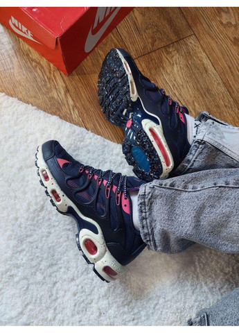 Рожеві Осінні кросівки чоловічі nike air max tn terrascape plus blue beige pink найк аір макс тн плюс No Brand