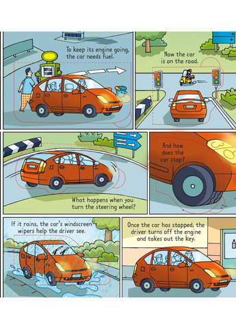 Look Inside Cars Usborne Publishing (370108662)