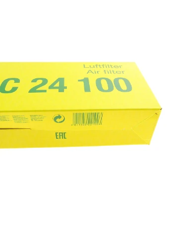 Фільтр повітряний Dodge Caravan 2.4-3.8 00-07/Chrysler Voyager 2.4-3.8/2.5-2.8CRD 01-08/4.0 07- C 24 100 UA63 No Brand (345778992)