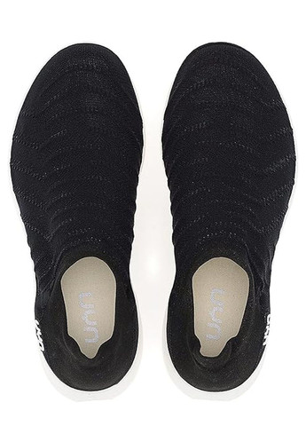 Черные кроссовки женские UYN 3D RIBS B036 Black/Charcoal