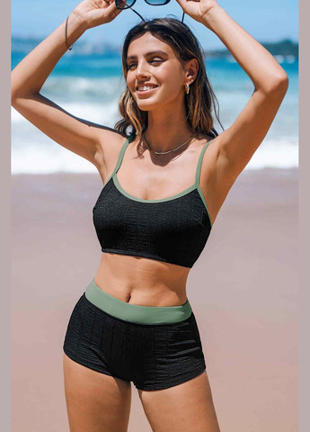 Черный летний купальник CUPSHE