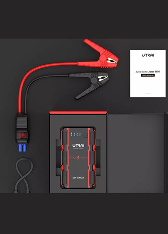 Многофункциональное автомобильное пуско-зарядное устройство/стартер/бустер повербанк 13000 мАч Jstar UTRAI (324219360)