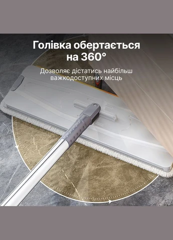 Швабра з віджимом та відром, швабра-ледарка з автоматичним віджимом, 4 змінні насадки в комплекті (BD-130fb) Doctor-101 (323222476)