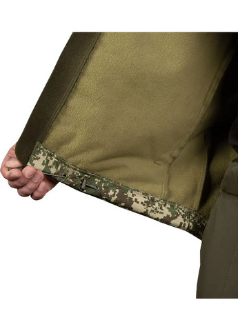 Комбінована демісезонна куртка stalker softshell піксель Camotec