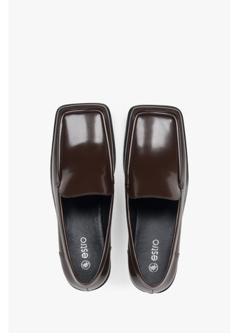 Estro Лоферы, цвет коричневый коричневый з, украина — демисезон (367185830)