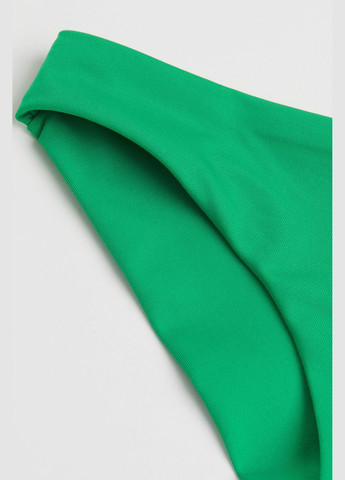 Зеленые купальные трусики однотонные H&M