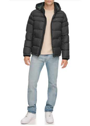 Чорний Пуховик Tommy Hilfiger